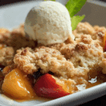 Old Time Oven Peach Cobbler