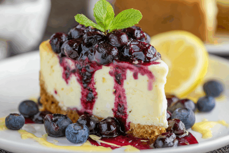 Lemon Blueberry Cheesecake