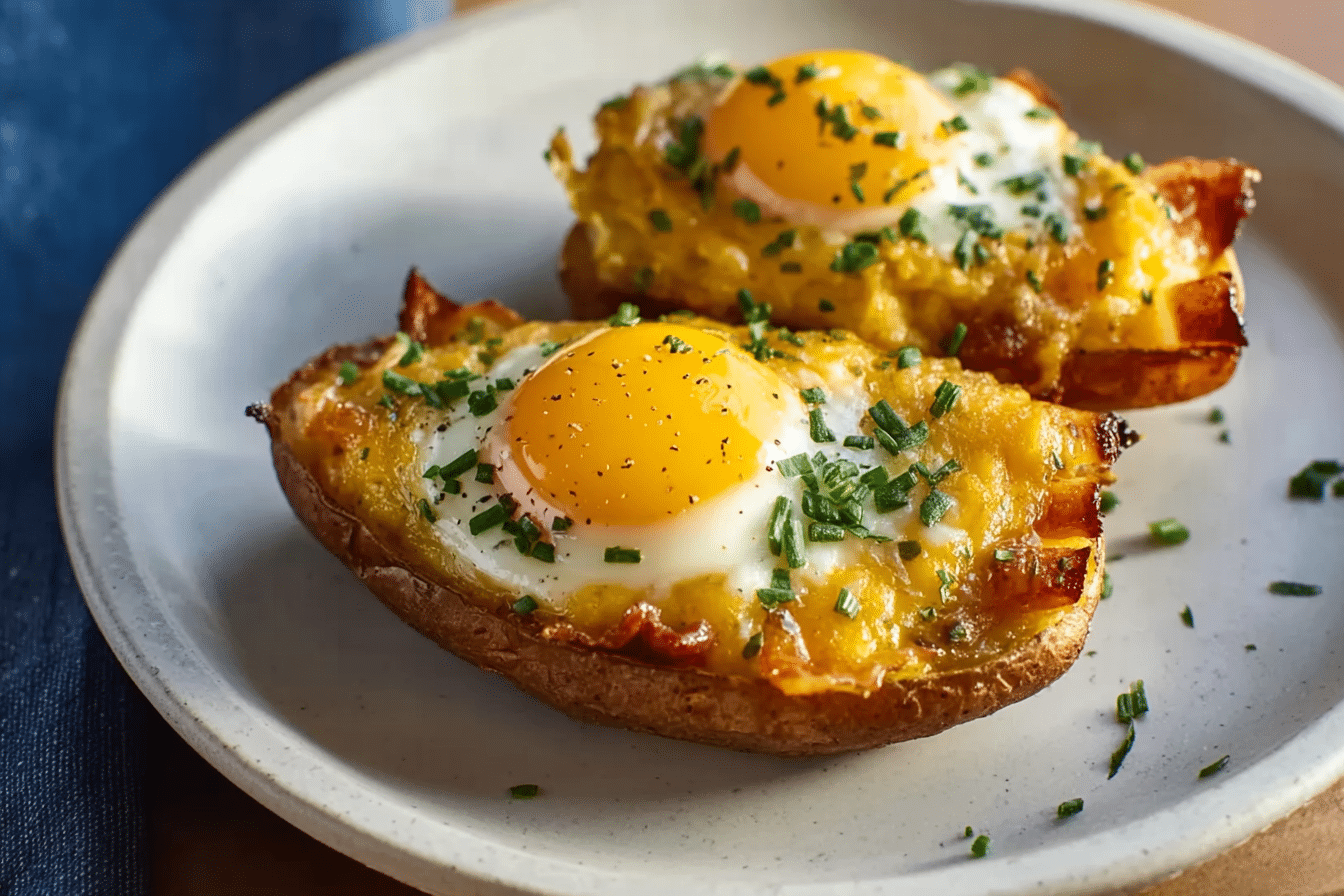 Twice-Baked Breakfast Potatoes