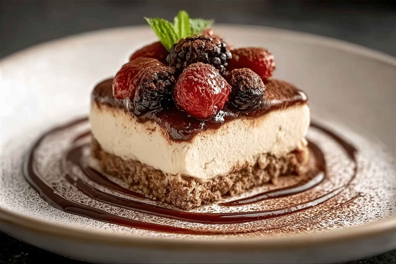 Velvety Tiramisu Cheesecake Delight