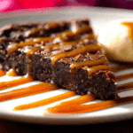 Decadent Caramel Brownie Pie