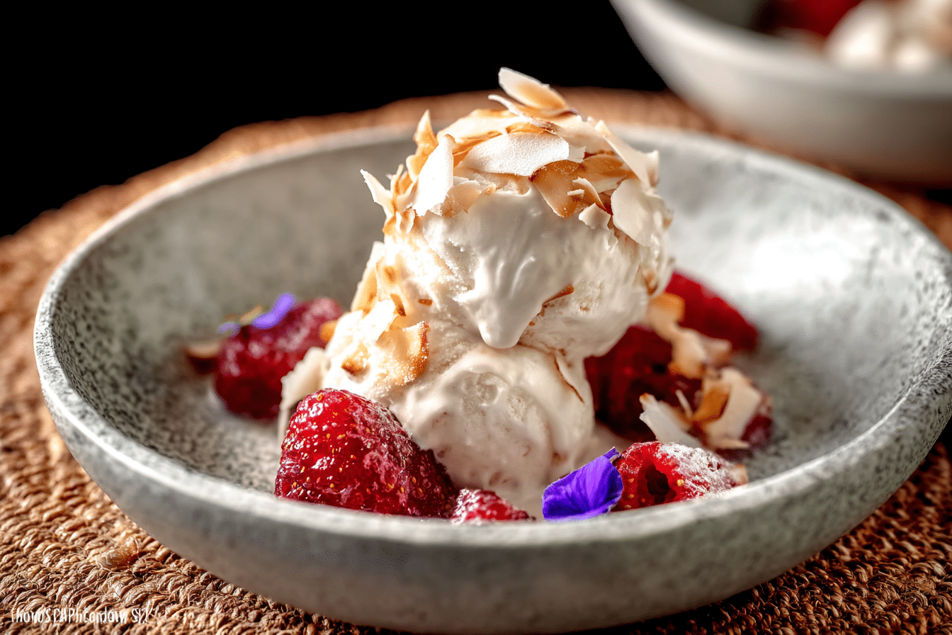 Coconut Milk Ice Cream