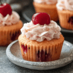 Cherry Almond Cupcakes
