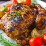 Whole Grilled Chicken Juicy & Smoky