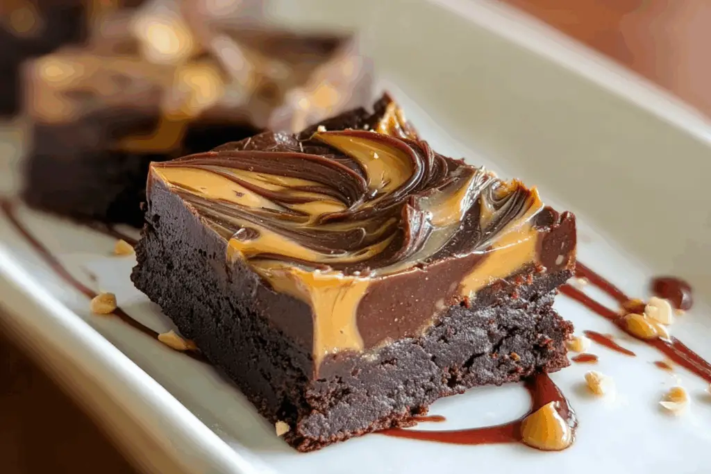 Chocolate Peanut Butter Brownies