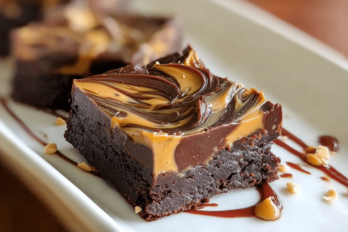Chocolate Peanut Butter Brownies