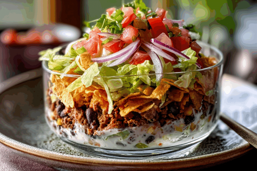 Seven-Layer Taco Salad