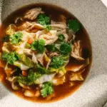 10-Minute Asian Chicken & Cabbage Soup