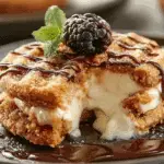 Crispy Cheesecake Cookie Croffles