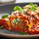 MEATBALL LASAGNA ROLL-UPS