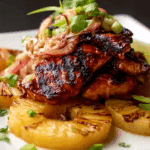 Hawaiian Huli Huli Chicken Stack