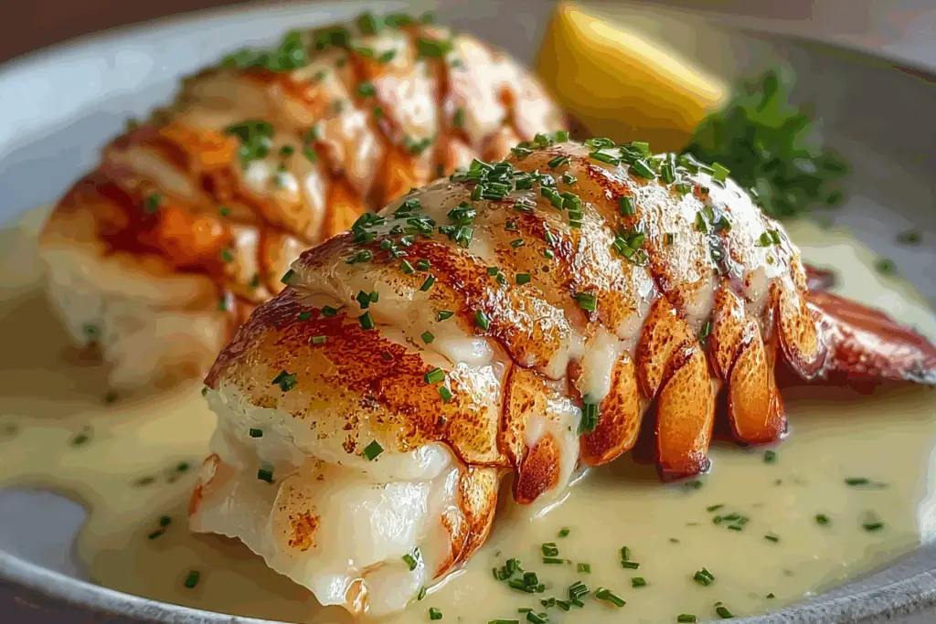 Creamy Garlic Butter Lobster Tails