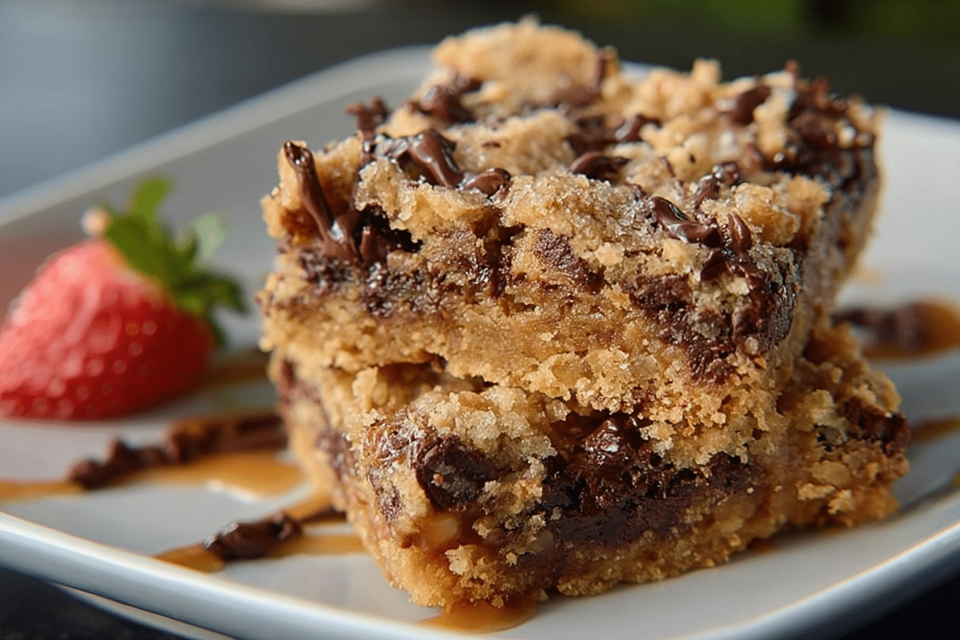 Coconut Toffee Chocolate Chip Cookie Bars
