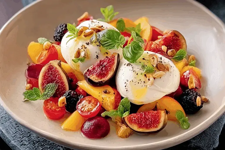Summer Fruit Burrata Salad