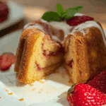 Strawberry Swirl Five Flavor Pound Cake