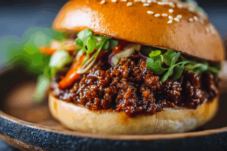 Korean Beef Sloppy Joes