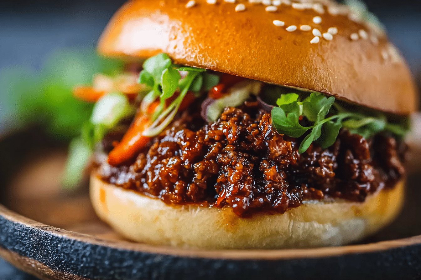 Korean Beef Sloppy Joes