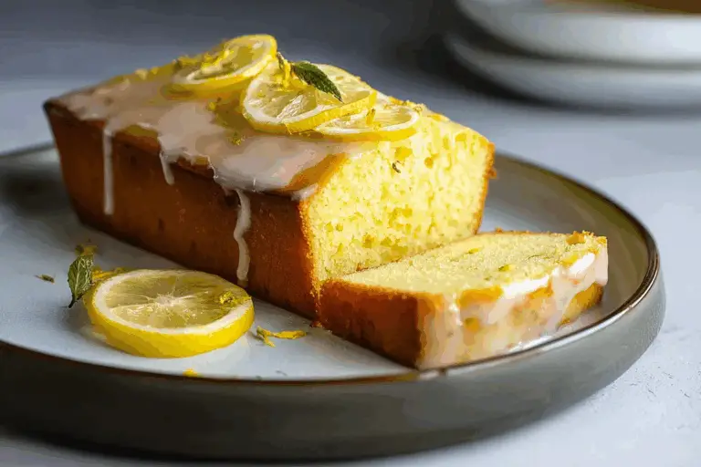 Lemon Loaf Cake with Sweet Citrus Glaze