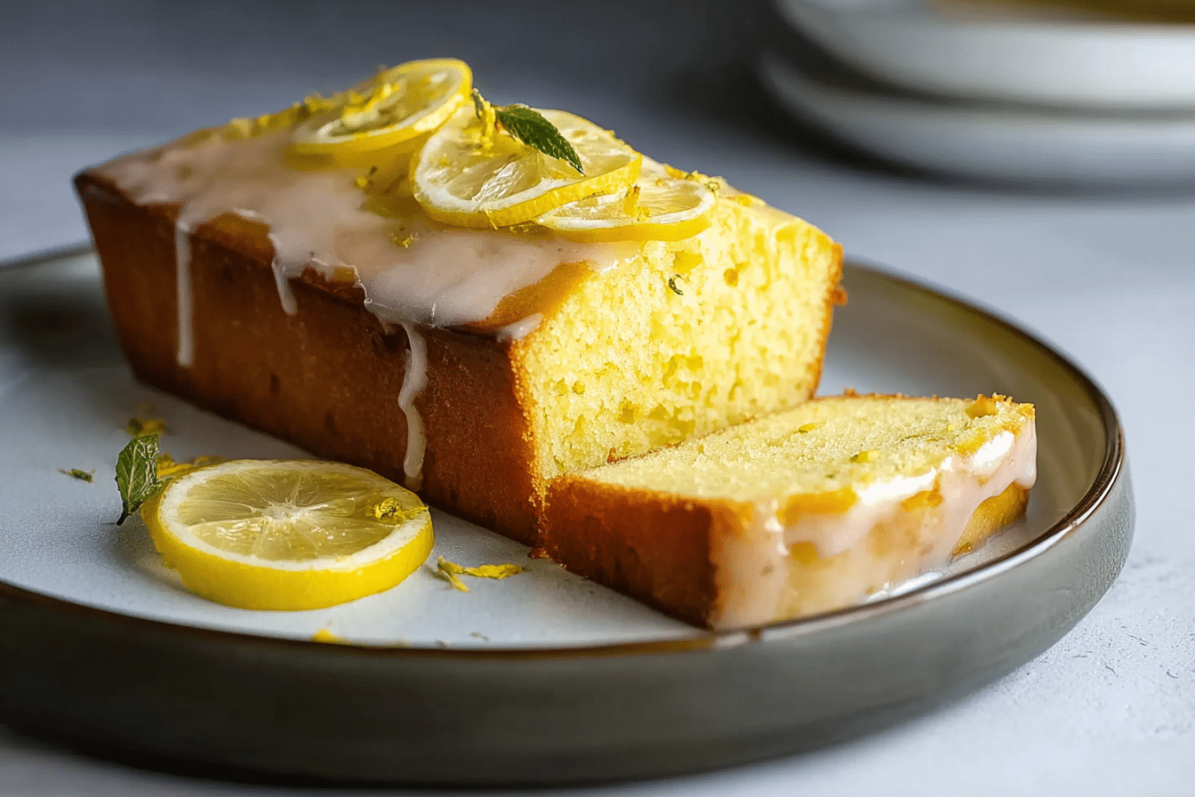 Lemon Loaf Cake with Sweet Citrus Glaze