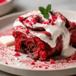 Red Velvet Cinnamon Rolls with Cream Cheese Icing