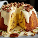 Pineapple Pecan Cream Cheese Pound Cake