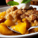 Double Crust Brown Butter Peach Cobbler