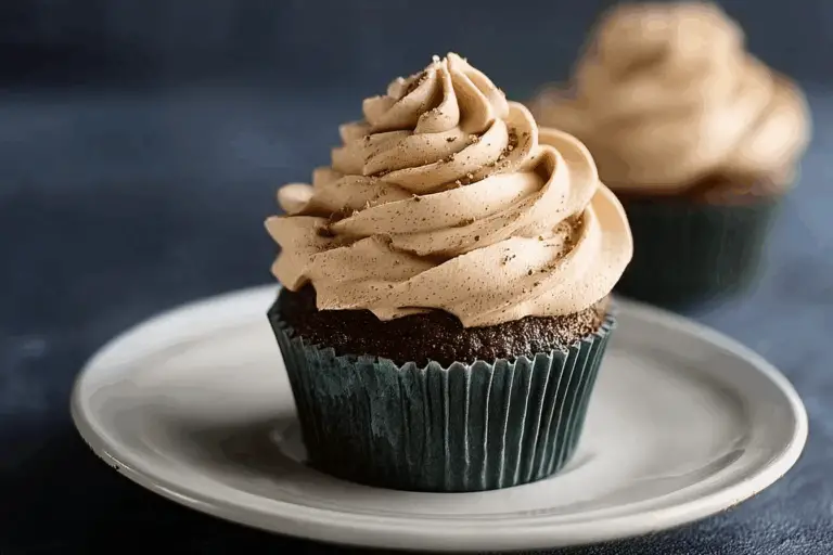 Mocha Cupcakes with Coffee Buttercream