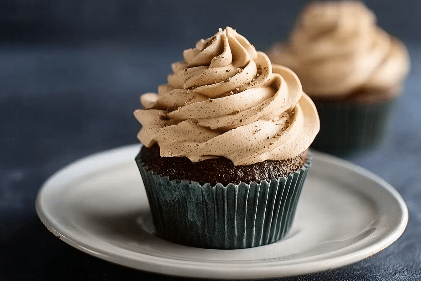 Mocha Cupcakes with Coffee Buttercream