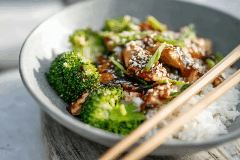 Sweet & Savory Teriyaki Chicken Bowl with Broccoli