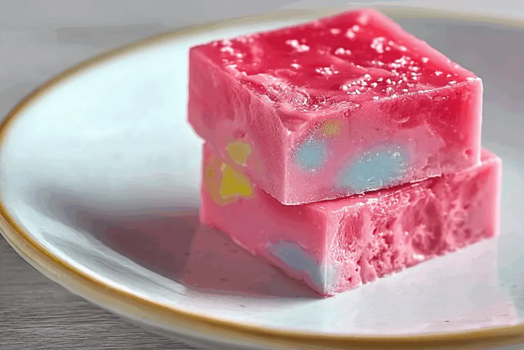 Homemade Bubblegum Cloud Fudge