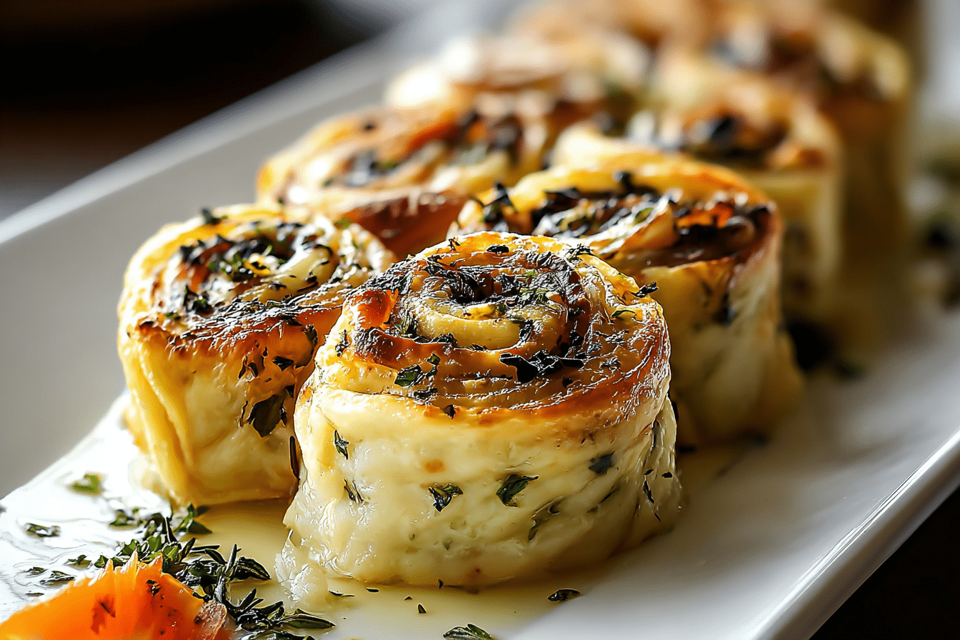 Cheesy Garlic Butter Rollups