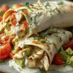 Chicken Avocado Ranch Burritos