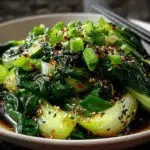 Garlic Sesame Bok Choy Stir Fry