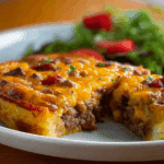 Impossibly Easy Cheeseburger Pie