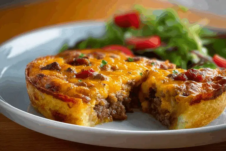 Impossibly Easy Cheeseburger Pie