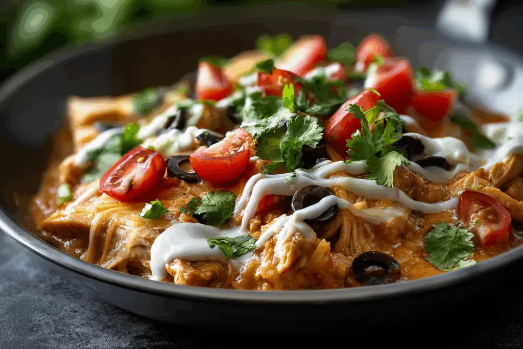 Chicken Enchilada Skillet
