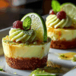 SUMMER MINI KEY LIME CHEESECAKES