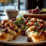 Cranberry Chicken & Brie Pizza