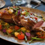 Mechoui-Style Roast Lamb with Vegetables
