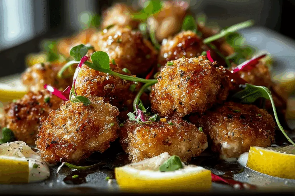 Zesty Lemon Garlic Chicken Bites