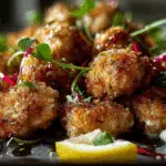 Zesty Lemon Garlic Chicken Bites