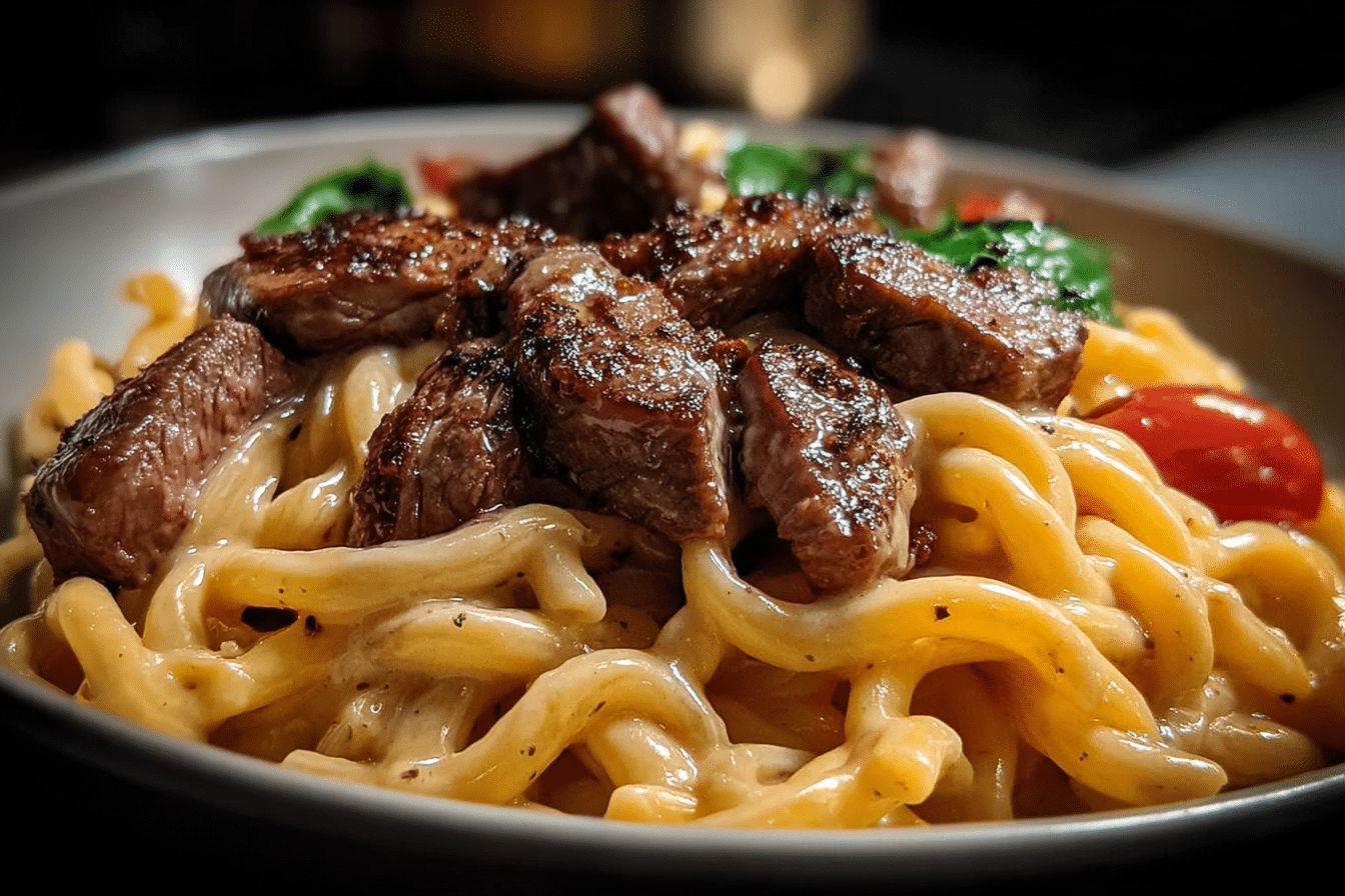 Rich and Flavorful Honey BBQ Steak Pasta in One Pot