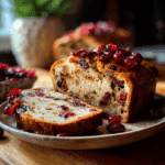No-Knead Cinnamon Cranberry Breakfast Loaf