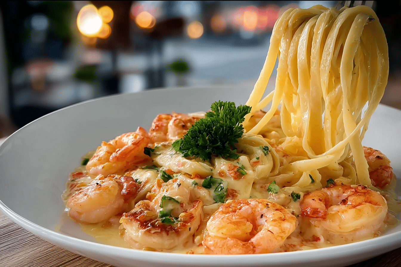 Shrimp Alfredo Pasta