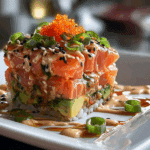 Salmon Sushi Bake