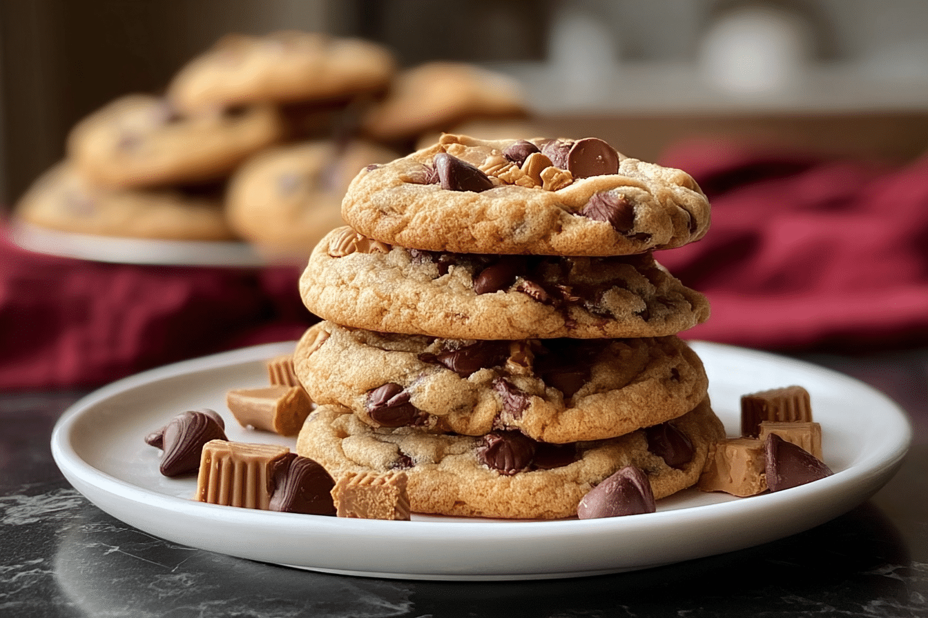 Peanut Butter Chocolate Bliss Cookies