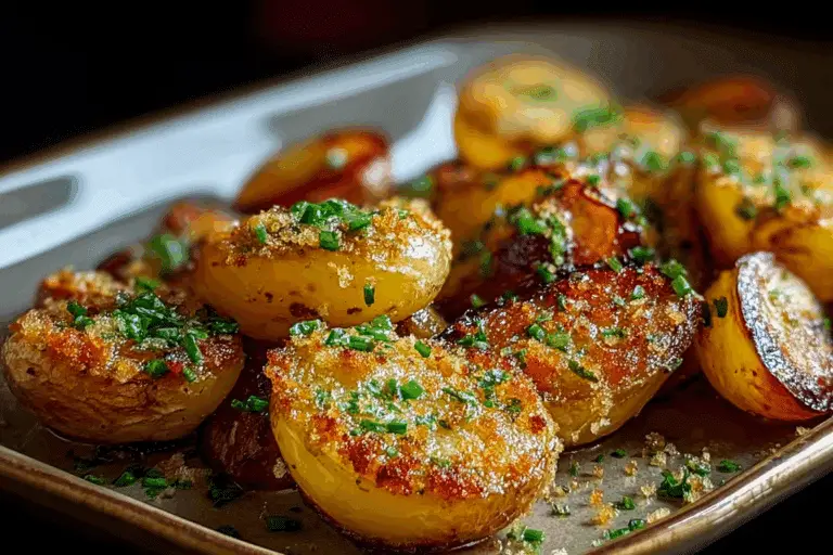 TikTok Parmesan-Crusted Roasted Potatoes