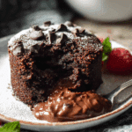 Eggless Choco Lava Mug Cake with Quick Frosting